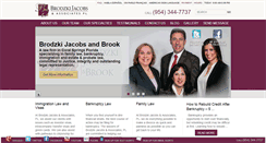 Desktop Screenshot of brodzkijacobsassociates.com